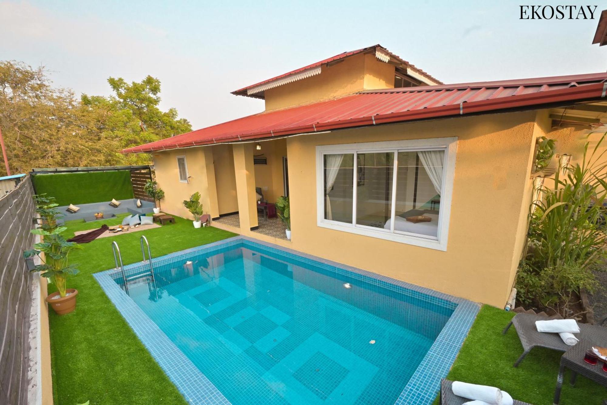Ekostay - Pinewood Villa Alībāg Ngoại thất bức ảnh